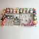 Doll photo wall ins room decoration wrought iron grid background wall plush toy doll puppet storage shelf