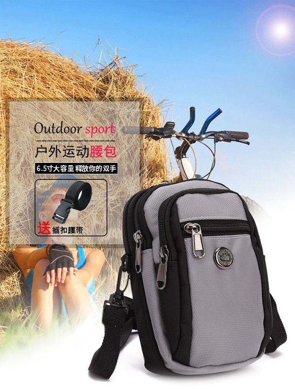 Túi đựng điện thoại di động thể thao nam 6 inch 6,5 inch túi nhỏ ngoài trời đeo đai đa chức năng cắt ngang chéo túi nhỏ kiểu mới