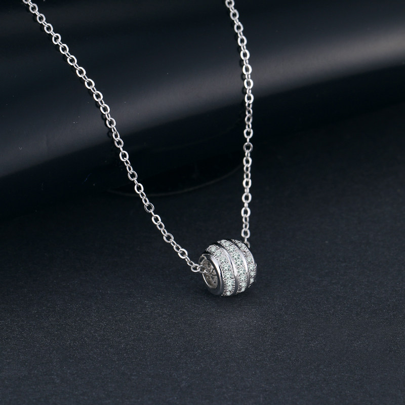 Moonstone small wind circle necklace Female clavicle chain Forest Korean version simple and generous Valentine's Day birthday gift