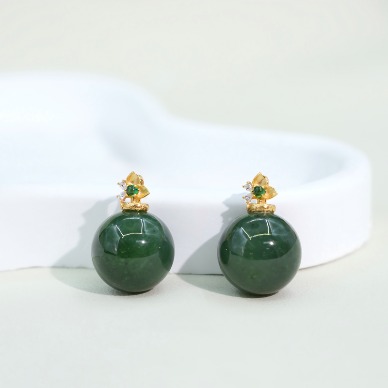 17+Jade Single Bead Pendant (with Slight Black Spots) Variety Pack One Piece Jhs2716904