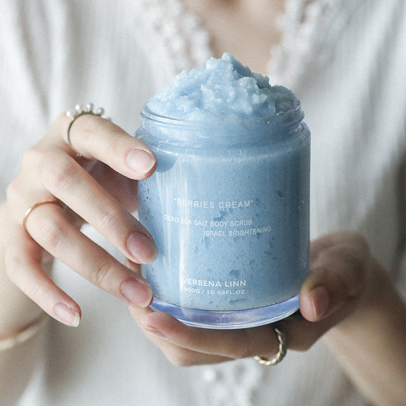 Second bottle half price Verbena Linn sea salt frosted paste to chicken skin Horniness VL Scented Body Tender White