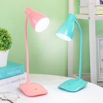 Simple small table lamp eye protection led desk learning student dormitory USB rechargeable childrens bedroom bedside night light