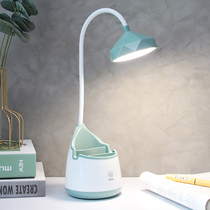 LED eye protection small table lamp desk Student learning special dormitory USB charging creative childrens reading bedroom bedside