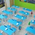 Bàn viết về nhà và bộ bàn ghế bé trai bàn gỗ kinh tế cô gái bằng nhựa có thể điều chỉnh đôi đồ nội thất trẻ em mầm non - Nội thất giảng dạy tại trường Nội thất giảng dạy tại trường