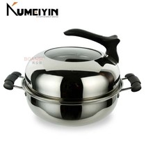 StainleSS Steel Soup Steamer can be vertical lid multi-fun