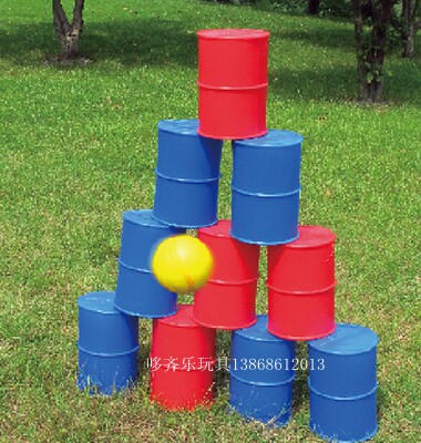 Karlemian Early Education Kindergarten Children Sports Fitness Bowling Throwing Toys Three-dimensional Palate Cup Suit