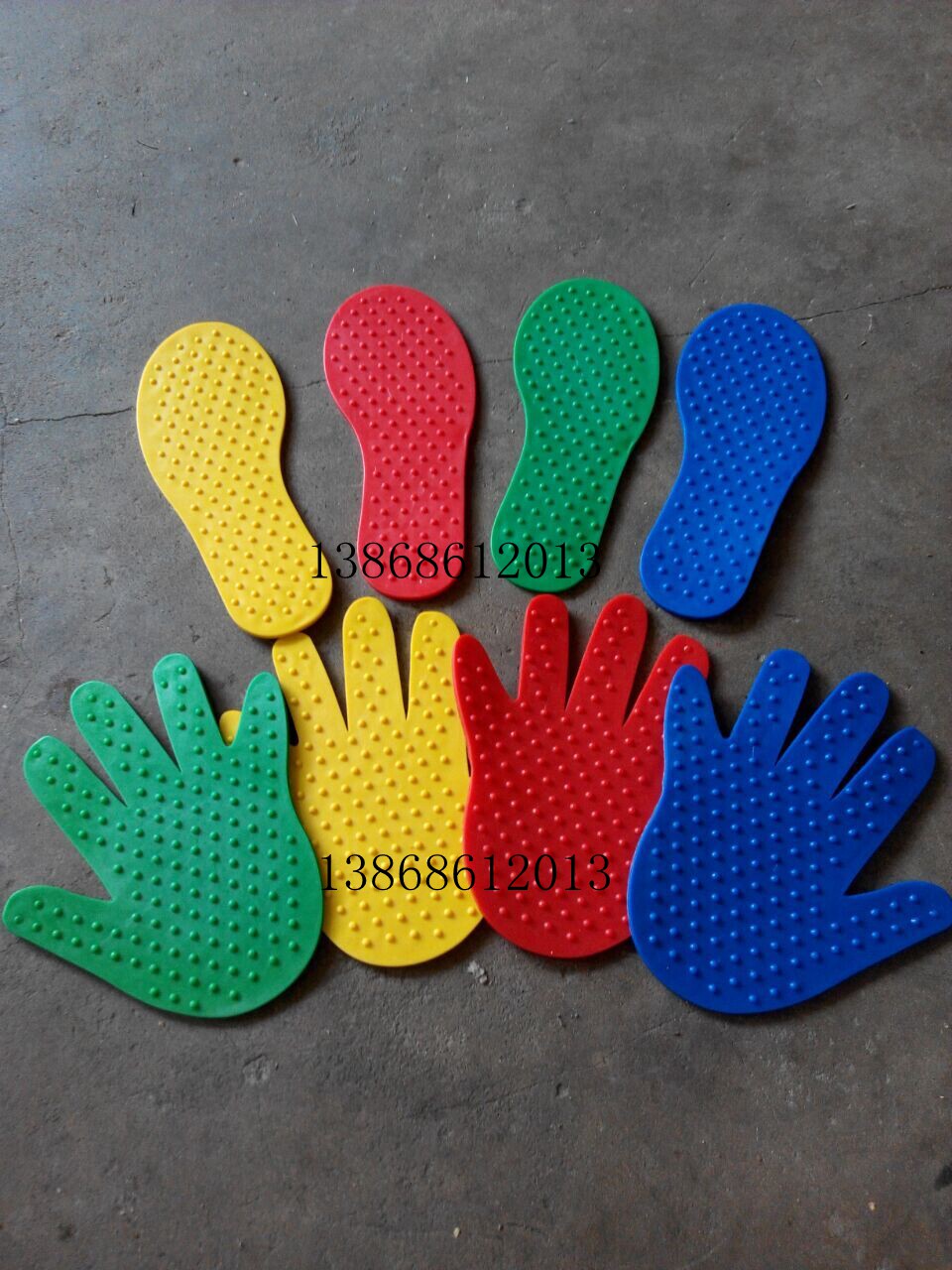 Feeling integrated training Vientiane combined children's sense of touch massage footprints hand-printed baby hands and feet print-Taobao