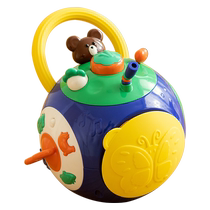 Taotao genius childrens game table for babies 0 to 1 years old and 2 babies multifunctional 6 hexahedron learning early education busy ball