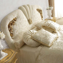 Light French style bunk bed European style solid wood bed neoclassical master bedroom with luxury villa bed princess bed luxury 1 8m wedding bed