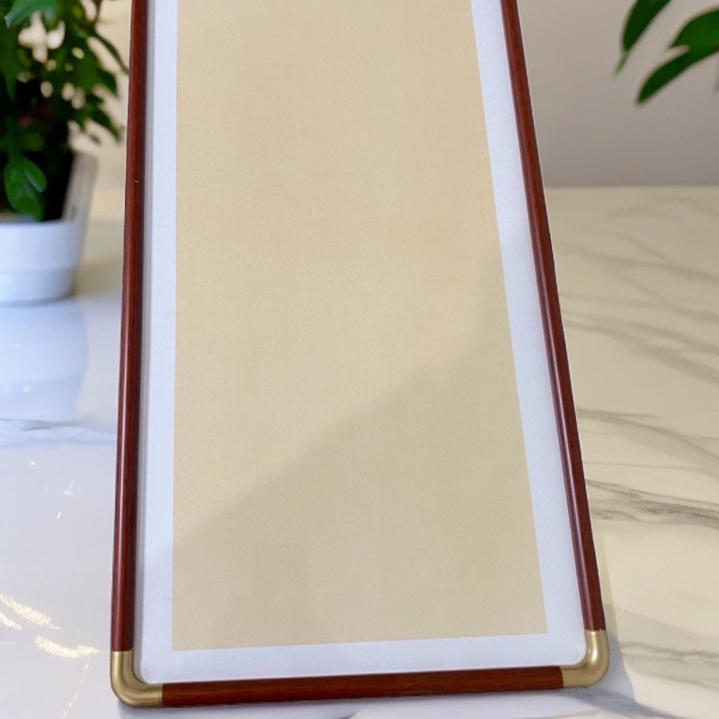 138*34 Inner Diameter Imitation Copper Corner Solid Wood Rounded Corner Picture Frame, New Chinese Style Special Mounting Frame for Traditional Chinese Painting and Calligraphy 138*34 Inner Diameter Imitation Copper Corner Solid Wood Rounded Corner Picture Frame, New Chinese Style Special Mounting Frame for Traditional Chinese Painting and Calligraphy
