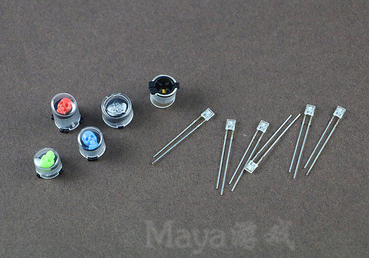 Провод xboxone手柄led灯带按键 维修配件one 骷髅头abxy键 鬼怪功能键