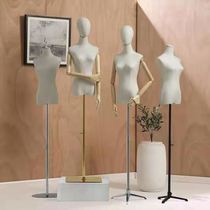 Clothing store model props womens window half-body leader stand display stand full body wedding model shelf