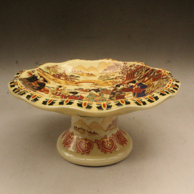 Qianlong Qianlong Western Lacite Tu Guo Pan Panplay Фарфоровый фарфор на основе антикварных фарфоровых подарков