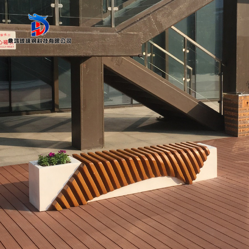 Shopping mall fiberglass leisure chair indoor public seat garden landscape square creative personality rest waiting seat