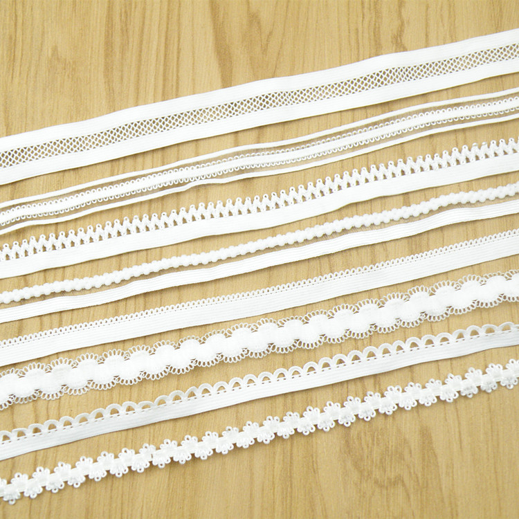 Lace Nylon Lace Trim Home Textile Curtains Underwear Clothing Decoration White Cotton Elastic Band Clothing Elastic Band Lace Nylon Lace Trim Home Textile Curtains Underwear Clothing Decoration White Cotton Elastic Band Clothing Elastic Band
