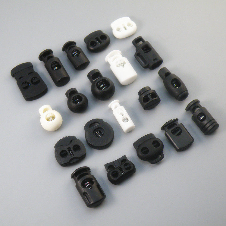 Button to keep up with high upscale plastic hanging clock tightening buckle opening circle tightness adjustment of the fixing rope to wear rope for piglet nose button