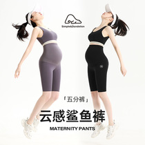 Pregnant Woman Shorts Outside of Women Summer Thin Pregnant Woman Pants Shark Pants Yoga Pants Sport 50% Bottom Pants Summer Clothing