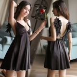 Милое нижнее белье, пижама, униформа, комплект, большой размер, с открытой спиной