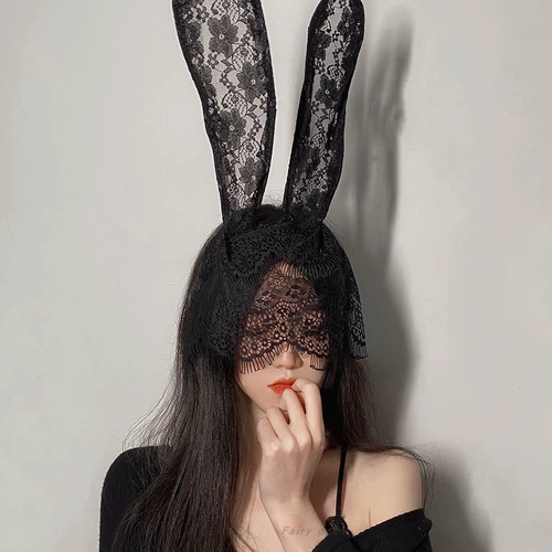 Сексуальный ободок, шлем для ресниц, кружевная повязка для глаз, нижнее белье, милый универсальный аксессуар