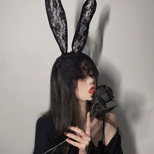 Сексуальный ободок, шлем для ресниц, кружевная повязка для глаз, нижнее белье, милый универсальный аксессуар