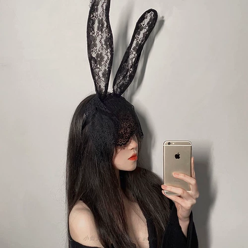 Сексуальный ободок, шлем для ресниц, кружевная повязка для глаз, нижнее белье, милый универсальный аксессуар