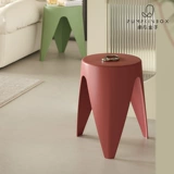 [Тыквенная коробка] скандинавской минималистской обувной стул можно сложить и ставит коммерческие утолщенные пластиковые табуретки и другие табуретки для карликов