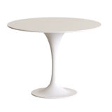 Тюльпан Круглый Стол Ресторан Домашний Стол маленький квартира Современный минималистский круглый стол скандинавской панель белого рока.