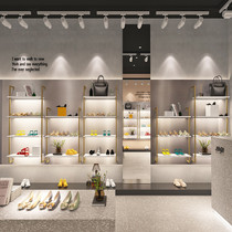 Shoe Store Shoe Rack Upper Wall Display Rack Clothing Shop Background Wall Trim window shelving Wall-mounted Bag Shoe Shelving