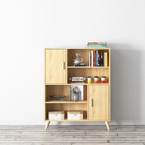 Simple bookshelf floor rack storage cabinet space saving home Economy Table small bookshelf simple bookcase