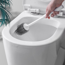 Toilet brush to the dead corner wash toilet brush wall hanging long handle soft brush wall home toilet cleaning set