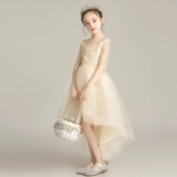 Элитный наряд маленькой принцессы, платье девочки цветочницы, детский наряд для музыкальных выступлений, в западном стиле, подарок на день рождения