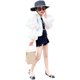 Girls' mid-length sun protection clothing 2022 new big children's Korean version fashionable thin skin clothing children's UV protection jacket