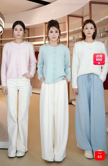 【年终盛典】LOISELLE洛赛儿【云上香草】时尚百搭休闲毛衣