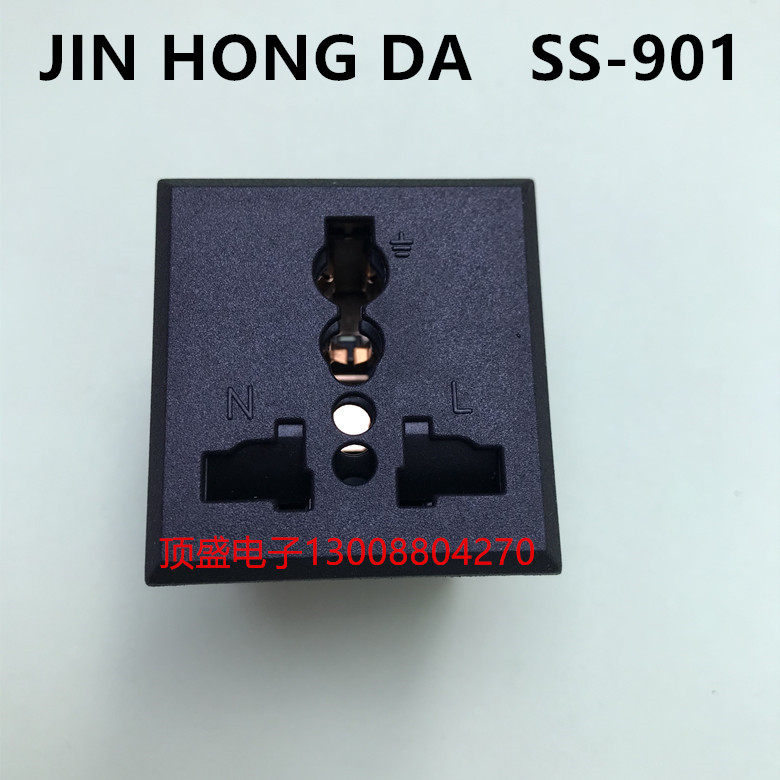 JIN HOONG DA SS-90 socket multifunction socket 3-foot clamping type power socket desktop square module