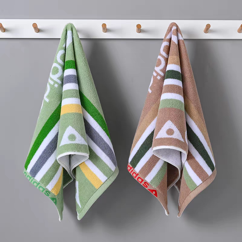 Chengchun Towel's New Color-Striped Pure Cotton Thickened Soft Absorbent Gift Towel