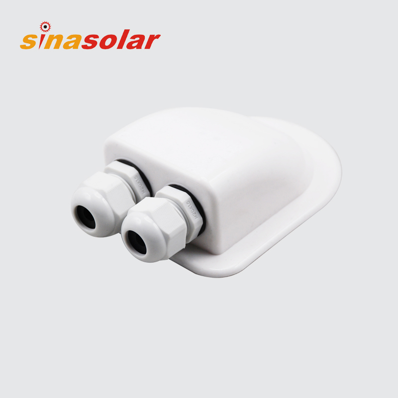 Solar Caravan Yacht Bracket Solar Photovoltaic ABS Plastic Bracket Twin-hole junction box