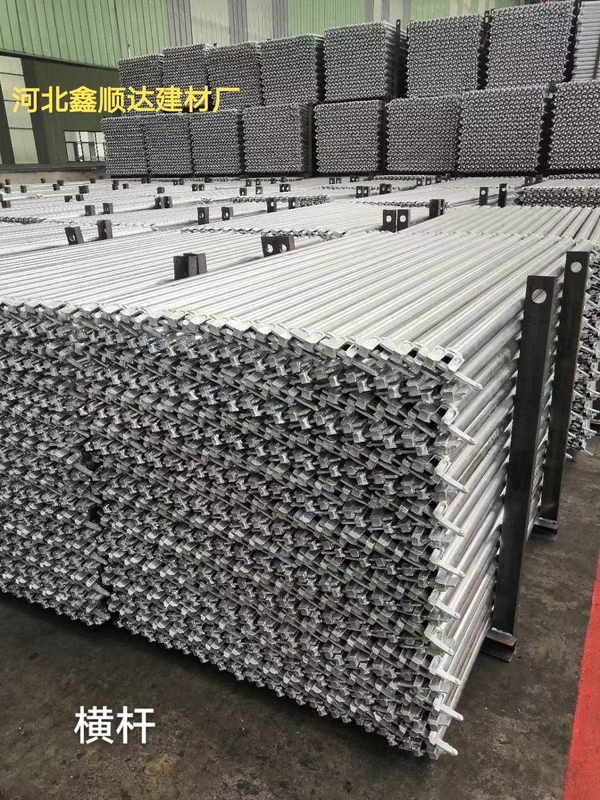 New Type of Buckle-Type Scaffolding for Exterior Walls, Quick Assembly, Complete Set of 48 Frames, Hot-Dip Galvanized, National Standard Construction Steel Pipes for Construction Sites New Type of Buckle-Type Scaffolding for Exterior Walls, Quick Assembly, Complete Set of 48 Frames, Hot-Dip Galvanized, National Standard Construction Steel Pipes for Construction Sites