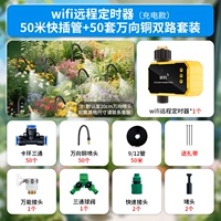 Удаленный таймер WIFI (модель для зарядки) + универсальный медный комплект с двумя розетками для быстрой замены на 50 м