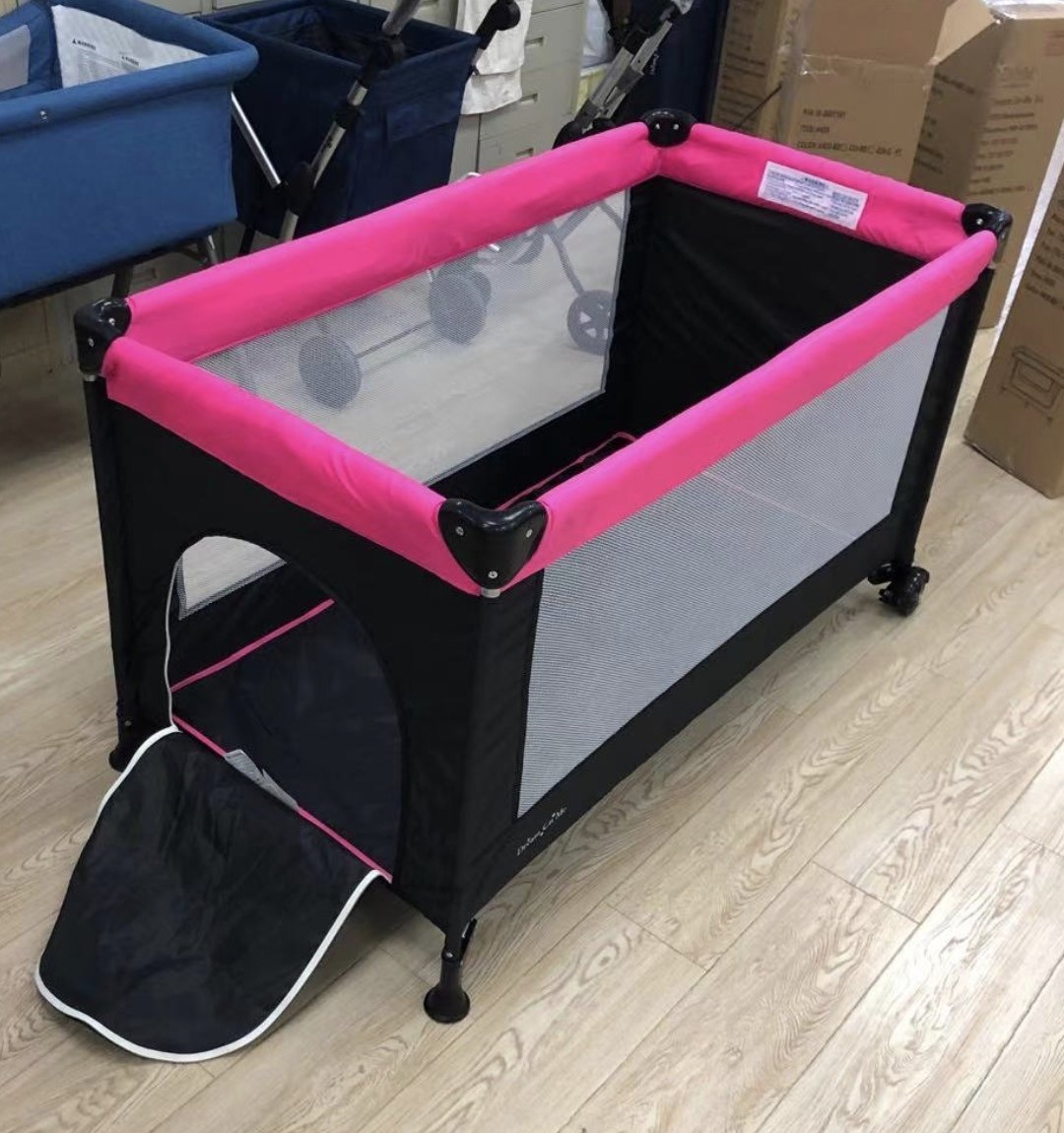 Baby Bed Baby Gaming Bed With Toy Dongle Portable Folding Crib With Mattress Crib