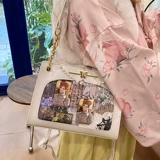 呜咚小铺原创日常透明斜挎二次元徽章吧唧古风痛包女【春山蝶令】