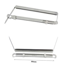 Two Holes Clip Iron Binding Clip Metal Stiletto Binder binder Living page clip Article 5549 clip D clip D Type of living page clip
