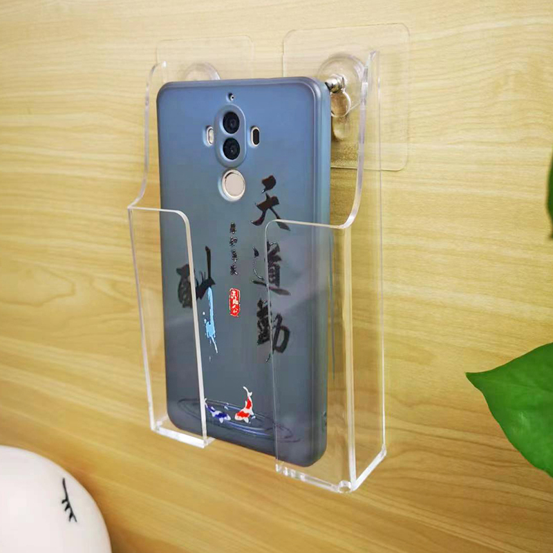 Wall-Mounted Phone Storage Box, Charging Box, Punch-Free Wall Mount, Tablet iPad Holder, Remote Control 86 Box, Storage Rack