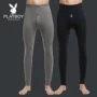 Playboy Cotton Cotton Thoải mái Quần dài Quần ấm Quần cotton Quần mỏng Quần Quần Quần Thu Đông và Quần cotton quần thun ôm