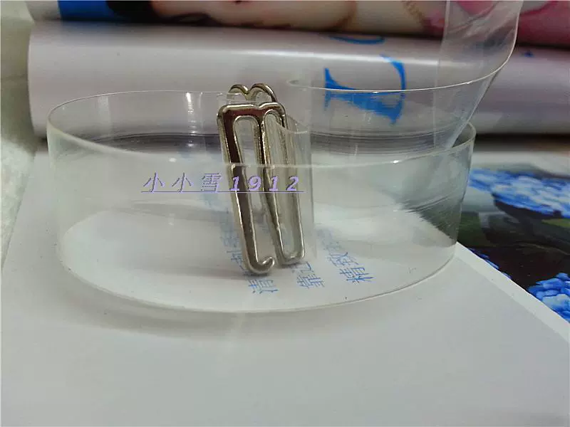 2 cặp vận chuyển mở rộng 1.8CM áo ngực trong suốt dây đeo 1,5cm cao su không gây dị ứng khóa thép vô hình khóa