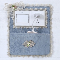 TV socket blocking decoration multi-functional wall switch decorative frame protective cover anti-dirty cloth socket sticker fixed