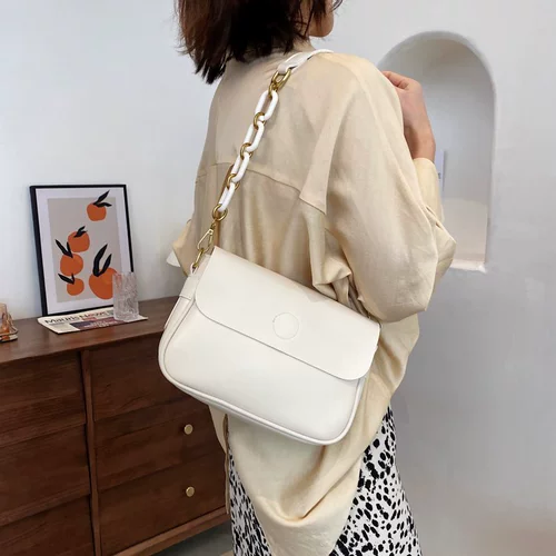 Небольшая сумка, модная сумка через плечо, универсальная брендовая сумка на одно плечо, сумка подмышку, изысканный стиль