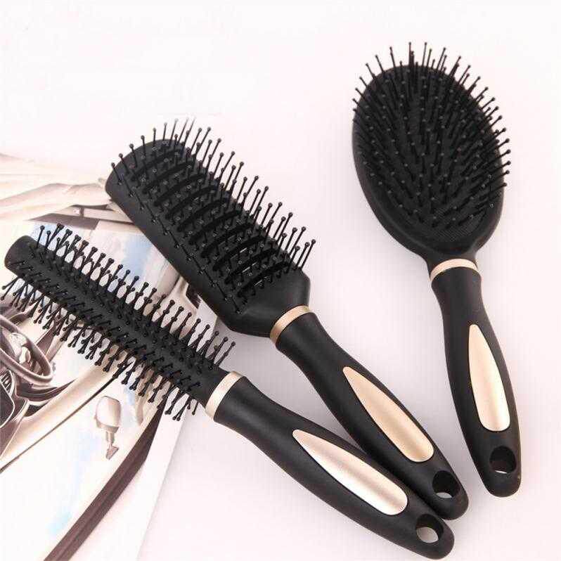 Roll Comb Air Bag Comb Inner Button Mirror Blow Molding Roll Hair Rod Comb Head Short Hair Home Comb Children Fluffy Antistatic