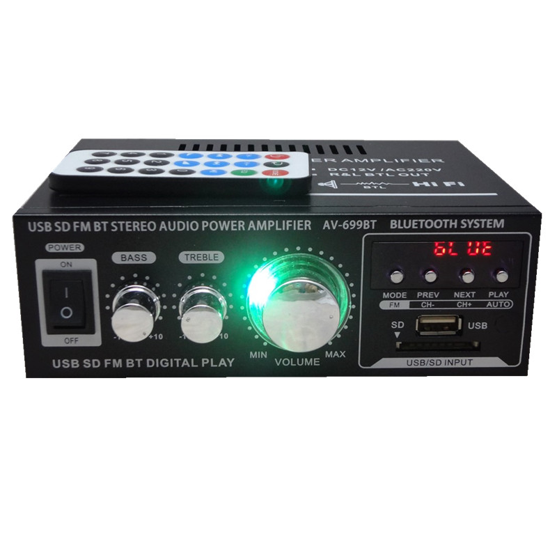 AC and DC mini small power amplifier Speaker Home amplifier Wireless Bluetooth computer amplifier Card amplifier