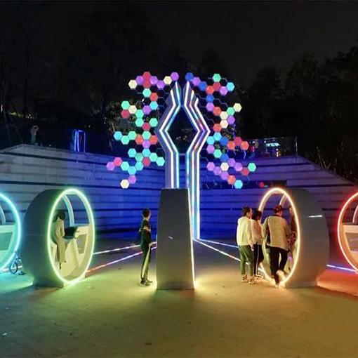 网红游乐设备互动道具定制工厂的LOGO