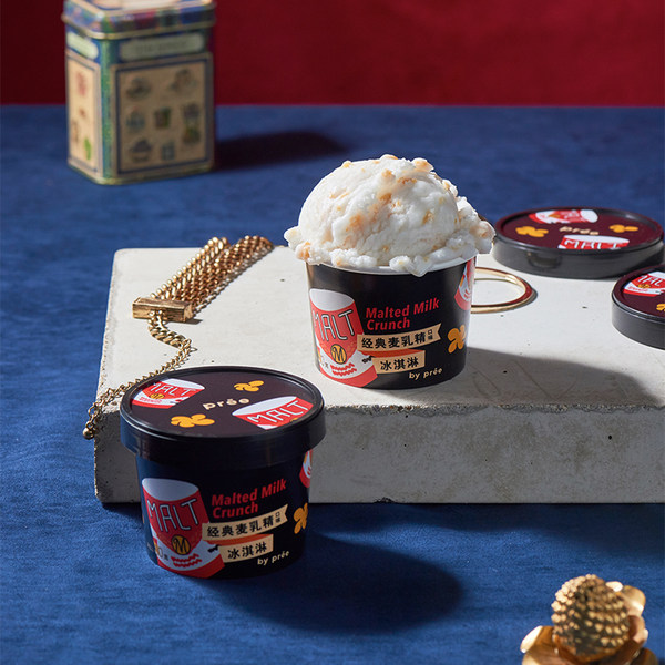 Pree 黑白相生系列 冰淇淋组合 香草曲奇80g*4杯+海盐黑巧克力80g*4杯 天猫优惠券折后￥105包邮（￥155-50）